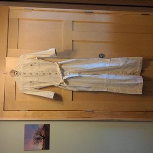 Vintage Cream Corduroy Jumpsuit